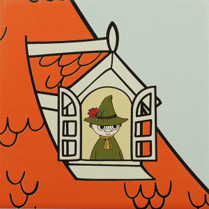 Керамична подложка за чаша - Мумин Снусмумрик